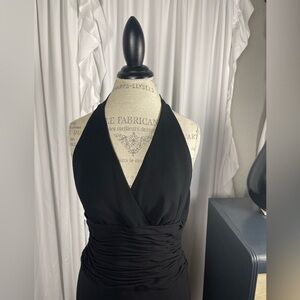 Jones New York Black Halter Dress Size 10